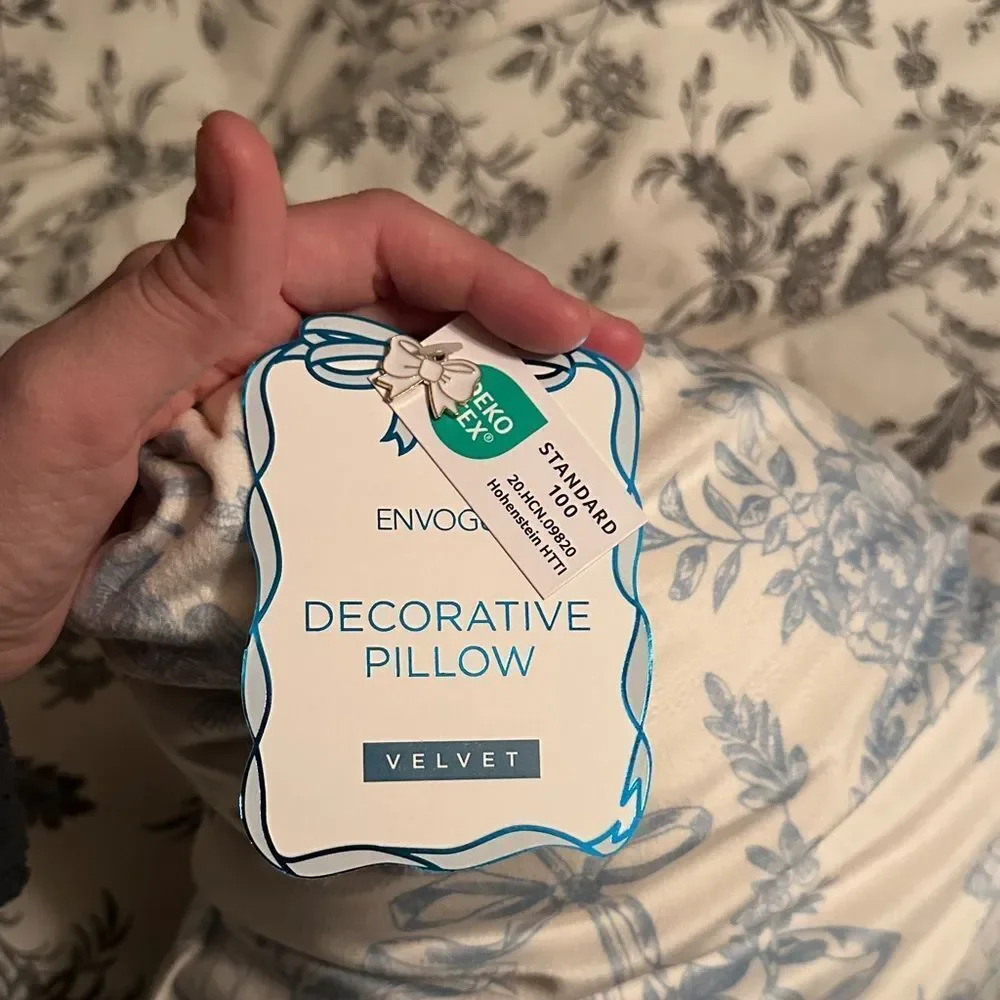 Preppy Cottage core Decorative Bow Pillow